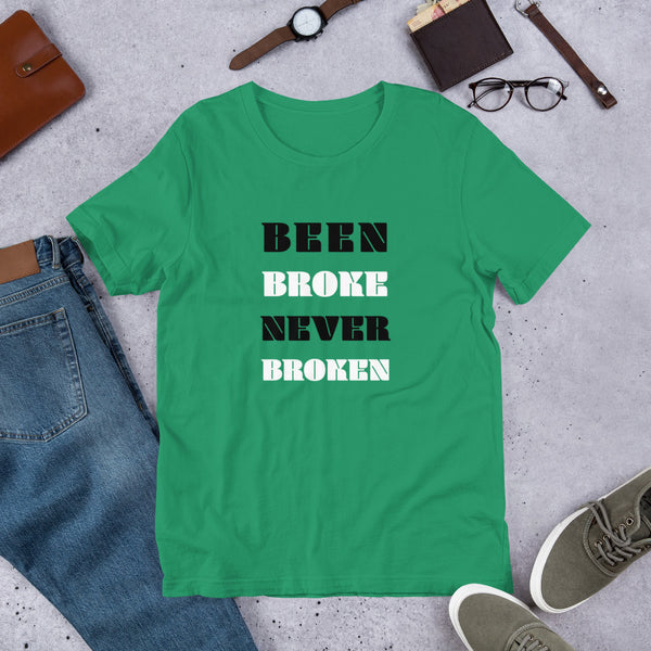 Been Broke Never Broken Box Short-Sleeve Unisex T-Shirt