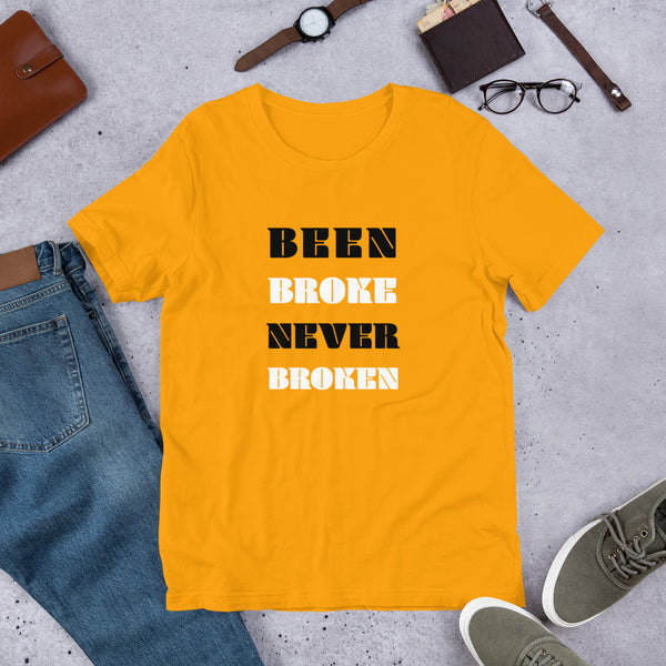 Been Broke Never Broken Box Short-Sleeve Unisex T-Shirt
